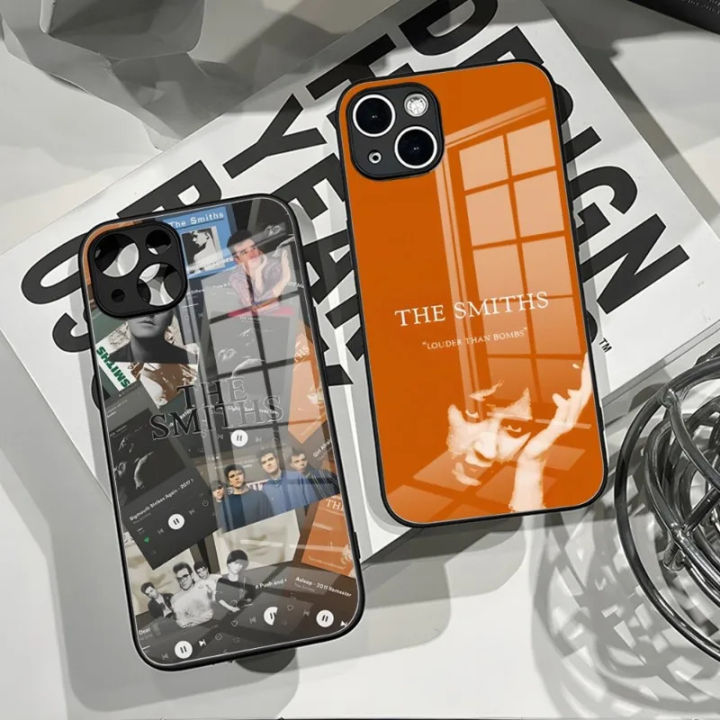 The Smiths rock ban phone case for iPhone 14 Pro Max 12 11 13 mini X XR Xs 8 7 6 plus se 2020 tempered glass back cover