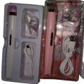 Finishing Touch Flawless Salon Nails Kit, Electronic Nail File and Full Manicure and Pedicure Tool. 