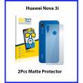 2Pcs Huawei Nova 3i Back Matte Protector Soft Skin Sheet Soft Film Protection For Huawei Nova 3i. 