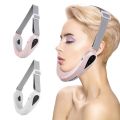 EMS Facial Massager V-Line Lift Up Belt Chin Lift Belt Machine Red Blue Light LED Face Slimming Vibration Massager Face Lifting. 