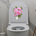 Bathroom Wall Decal Beautiful Potted Flower Wall Stickers Waterproof Vinyl Decals for Home Decor Southeast Asian Buyers' Favorite Wall Sticker for Home Decor. 