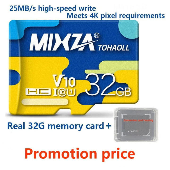 Hight-speed Class 10 Micro TF SD card Memory U1 Flash card for Computer Game machine Camera with 32G Ocean series