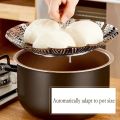 Vegetable Steaming Rack Stainless Steel Folding Food Steamer Net Basket Steamer Scalable Kitchen Tools Gadgets. 