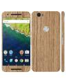 Nexus 6P Mahogany Wooden Texture Mobile Skin. 