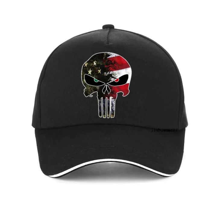 American Chris Kyle Men cap Punisher Skull Navy Seal Team Baseball caps Fashion USA Flag Camo adjustable hat snapback