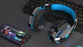 Phoinikas G20PHOINIKAS PHOINIKAS Gaming Headset, Gaming Headset for PS4/PS5/PC/Xbox One/Switch, 7.1 Stereo, with Mobile Phone Bluetooth, Detachable Noise Cancelling Microphone, LED Light. 