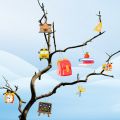 Back to School Wall Decoration Back to School Decorations Set 18 Wooden Hanging Ornaments with Ruler Book Bus Backpack Shapes Perfect for Party Supplies Classroom Decor Southeast Asian Buyers'. 