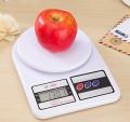 Ultimate Kitchen Weighing Machine Electronic Digital 10 kg Weight Scale with Backlit LCD for Shop, Food, Cake, Kids Food, Spices, Vegetable, Liquids, Chicken, Fruits (White). 