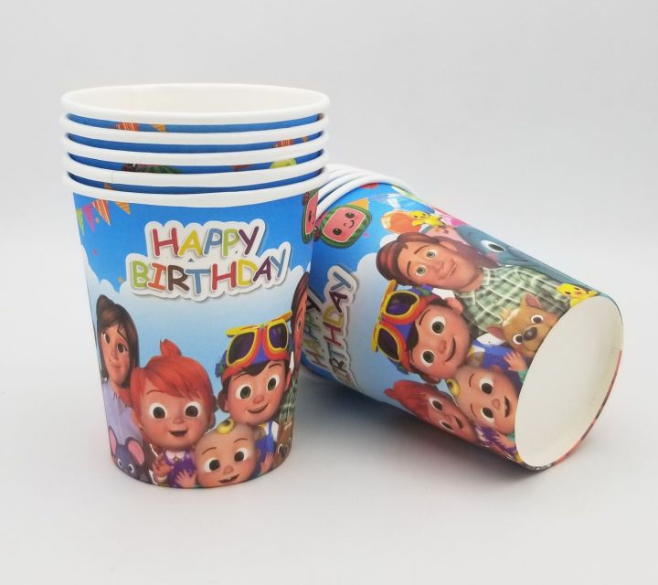 COCOMELON PAPER CUPS ( PACK OF 10 PAPER CUPS ) | Daraz.pk
