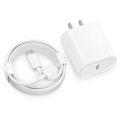 Apple 20W USB-C Power Adapter - iPhone Charger with Fast Charging Capability, Type C Wall Charger. 