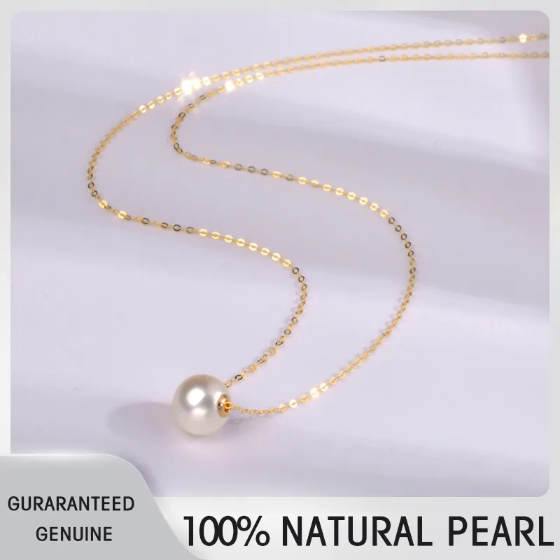 箱あり！2WAY STONE LIKE SLIDE CHAIN NECKLACE（Gold Pearl