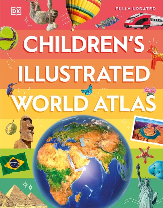 DK Children's Illustrated World Atlas - Hardcover