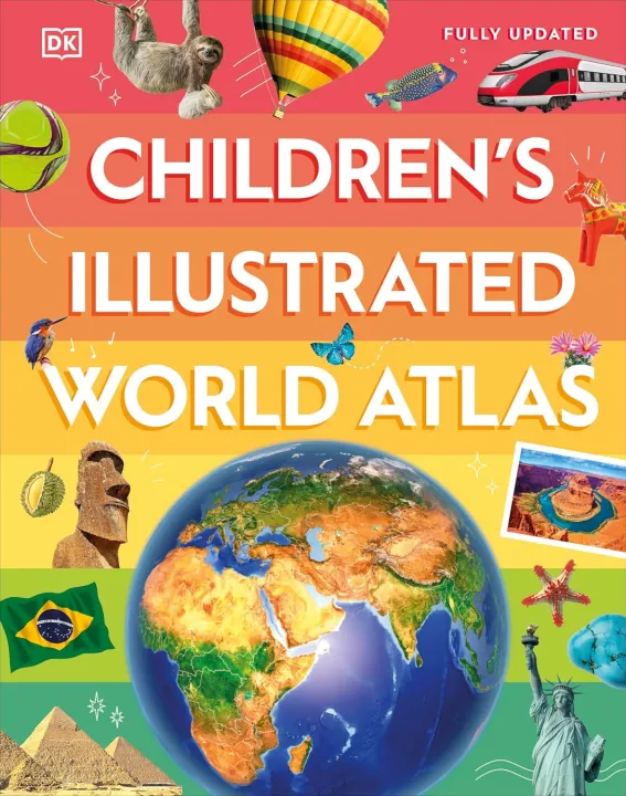 DK Children's Illustrated World Atlas - Hardcover