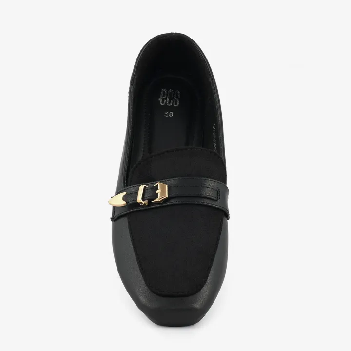 ECS%20Dual%20Buckle%20Flat%20Loafers%20For%20Women%20-%20Image%205