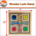 Wooden Ludo  game- chess wooden game Frame Game For Family Children / Kids Ludo Board Game 4 Players & 2 Players (Standard). 