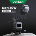 UGREEN Uno Robot 30W GaN USB C Charger, PD Fast Wall Power Adapter with Dynamic LED Display, Compatible with iPhone 16/15 Pro Max, Galaxy S25/S24 Ultra, Xiaomi 15 Pro. 