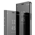 Samsung Galaxy S6 Edge Clear View Standing Cover - Black. 