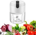 Mini Electric Food Chopper USB Rechargeable – Portable Hand Mixer Grinder for Onion, Garlic, Ginger, Meat & Vegetables – Wireless Powerful Blender 300ML. 