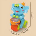 Musical Walking Elephant! Drums, Lights, & Blowing Balls - Fun for Kids! Walking Drummer Elephant! Blows Balls, Lights Up & Plays Music! Best Gift For Toddlers - Boys & Girls. 