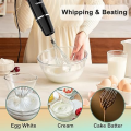 Hand Blender  4-in-1 Hand Blender With Food Chopper, Egg Whisk, 600ml Mixing Beaker, Electric Stick Blender with Two Speeds Turbo option - Stick blender Handheld Heavy Duty Copper Motor Good For Fruits, Vegetable, Nuts, Meat. 