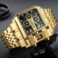 OULM brand fashion business, large dial, luxury, military style, quartz men's watch. 