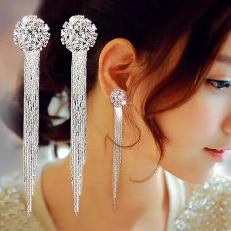 Crystal%20Shinny%20Tassel%20Earring%20Long%20Trendy%20Earring%20-%20Image%203