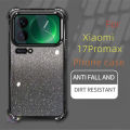 【Skimpy】For Xiaomi 17 Pro Max Phone Case Transparent Lens Protector Lightweight Couple Non-slip Glitter Protective Case. 