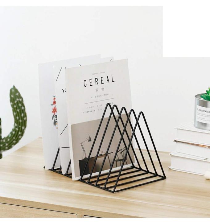 Best%20%20File%20Holder%20Desk%20Organizer%20Triangle%20Wire%209%20Section%20Desktop%20Iron%20Book%20Stand%20Magazine%20Holder%20For%20Office%20Home%20Decoration%20-%20Image%208