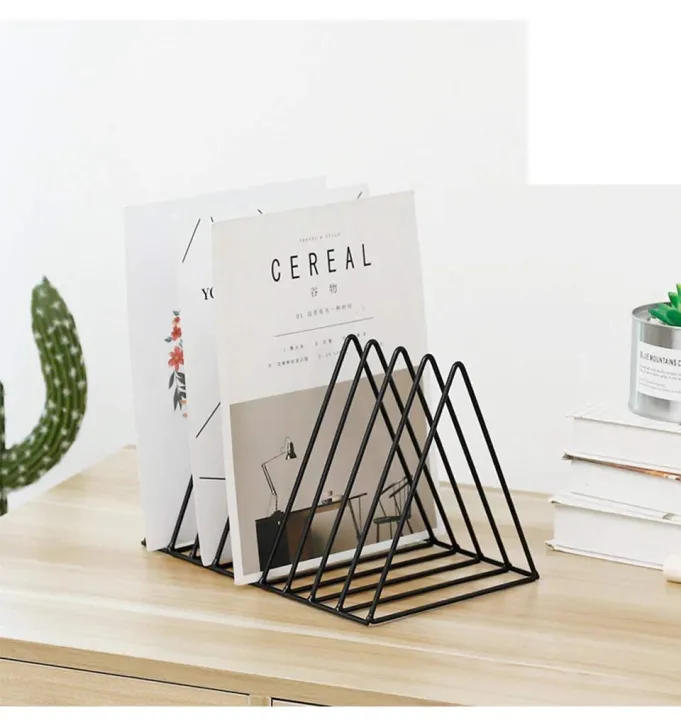 Best%20File%20Holder%20Desk%20Organizer%20Triangle%20Wire%209%20Section%20Desktop%20Iron%20Book%20Stand%20Magazine%20Holder%20For%20Office%20Home%20Decoration%20-%20Image%207