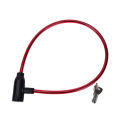 Cycle Lock Anti Theft 8x640mm Cable Anti-Theft Bike Bicycle Scooter Safety Lock With 2 Key. 