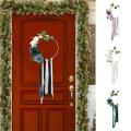 Decorative Floral Wreath Handmade Artificial Flower Wreath for Festive Wall Hanging Decoration Fine Craftsmanship Perfect for Parties Southeast Asian Buyers' Favorite Front Door Wreath. 