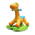 Evergreen - Learning Fun Rocking And Riding Giraffe With Lights And Music - 2 In 1 Function For Kids Toddler Activity Toy. 
