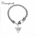 【beauty code】Viking Pendant Bracelets Fox Triquetra Fenrir Animal Charm Men Fashion Jewelry Amulet Knot. 