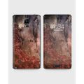 Samsung Galaxy Note 4 Skin Wrap  With Front Back And Sides Brown Marble-1wall596. 