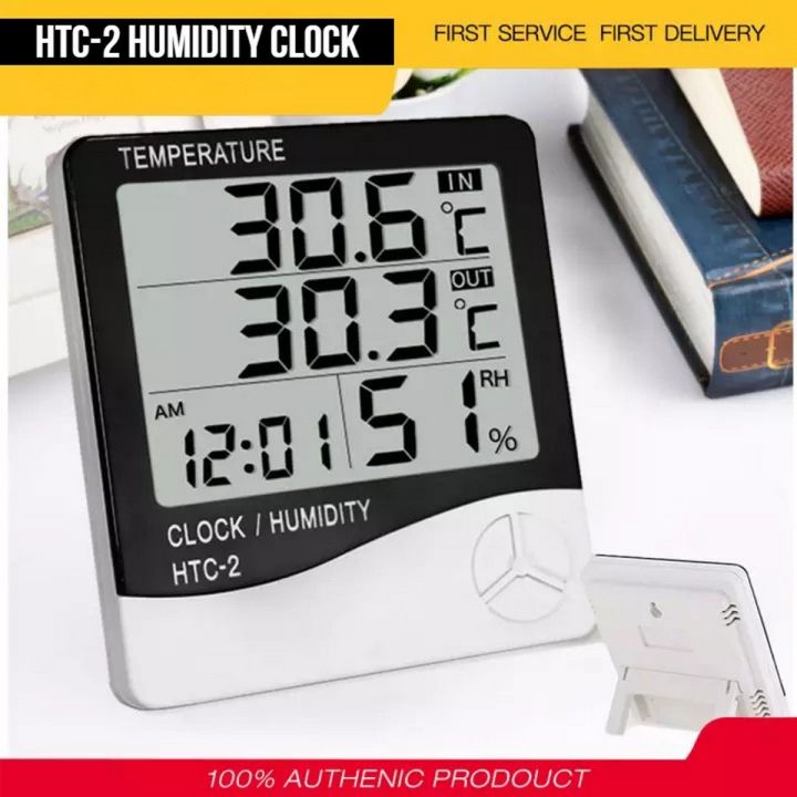Room Indoor Digital Temperature Humidity Meter HTC-1