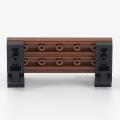 MOOXI City MOC Building Block Parts House Furniture Compatible Action Figure DIY Kids Toys Park Bench Street Lamp Bricks MOC0017 Pizazzazz. 