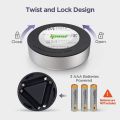 Pack of 2 LED Tap Touch Lights for Kitchen Cabinet & Wardrobe | One Touch Push ON/OFF Night Light | Battery Operated Self Adhesive LED Lamp. 