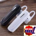 (Buy 1 Get 1 Free) M163 Wireless Bluetooth Single Earpiece With Ear Clip (Connect with All Bluetooth Devices).. 