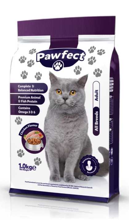 Pawfect Adult Cat Food 1 KG