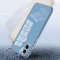 PlusCase for Xiaomi Redmi A2+ Plus 6D Plating Soft Case Lens Protector Square Frame Silicone Glossy Shockproof Phone Back Cover. 