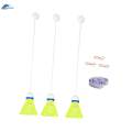 Indoor Badminton Trainer Lightweight Adjustable Height Self Training Device Glow badminton. 