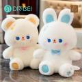 Animal Plush Doll Adorable Cartoon Plush Toy Mini Bow Bunny/bear Doll for Kids Soft Fluffy Stuffed Animal Pillow Ornament Perfect Birthday Gift Bear Doll Plushies. 