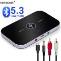 Transmitter Receiver Bluetooth Audio Stereo 3.5mm AUX Jack RCA USB Dongle Music Wireless Adapter For Car kit PC TV Headphone. 