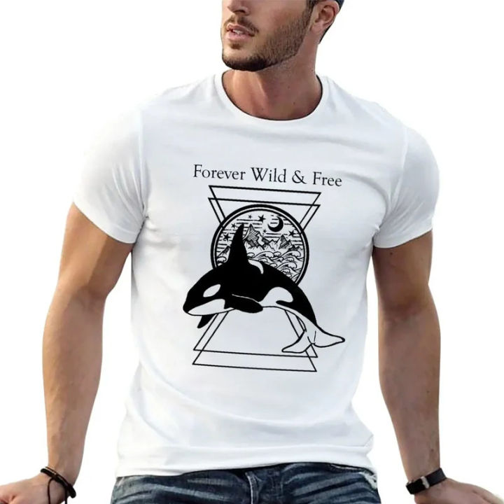 Geometric Orca Tattoo T-Shirt anime blanks customs mens graphic t-shirts big and tall