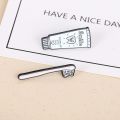 Cute Cartoon Toothpaste Toothbrush Brooch Fashion Enamel Dental Health Warning Collar Lapel Pin Jewelry Gifts for Kids Trinket. 