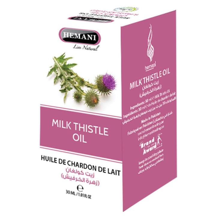 𝗛𝗘𝗠𝗔𝗡𝗜 𝗟𝗜𝗩𝗘 𝗡𝗔𝗧𝗨𝗥𝗔𝗟 - MILK THISTLE OIL 30ML