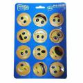 12Pcs Magic Sticker Gel Pad Emoji sticker Custom design and logo. 
