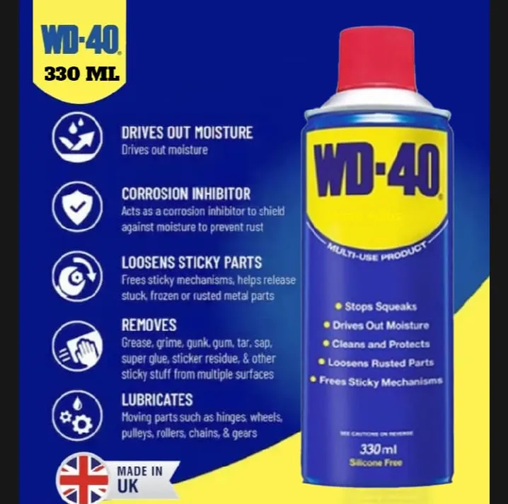 WD40%20Antirust%20Spray%20Lubricant%20-%20330ml%20%7C%20Made%20in%20UK%20%7C%20Multiuse:%20Rust%20Remover,%20Grease%20&%20Grime%20Cleaner,%20Moisture%20Displacer%20%7C%20Protects%20Metal%20Surfaces,%20Anti-Rust%20Formula%20%7C%20Imported"%20-%20Image%202