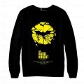 Black Batman Printed Fullsleeves Sweatshirt For Women. 