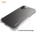 For iPhone 12 Pro Max Hat-Prince ENKAY 2 in 1 Clear TPU Soft Case Shockproof Cover + 0.26mm 9H 2.5D Tempered Glass Protector Film. 